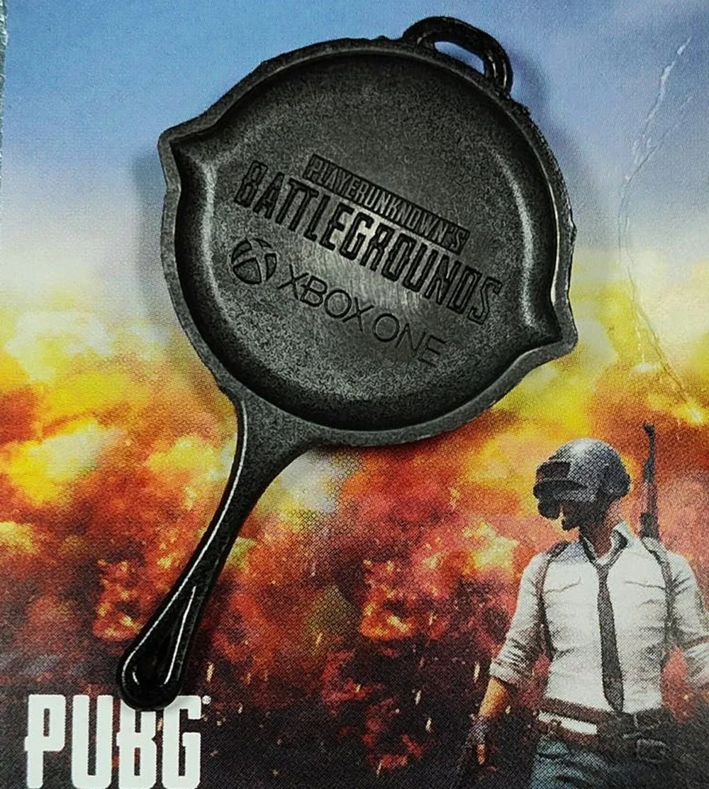 Playerunknown's Battlegrounds PUBG XBOX One Frying Pan Gamer Pin Hat, Jacket